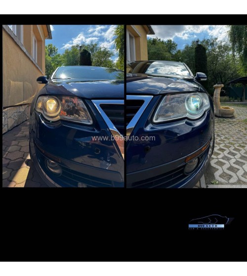 VW Passat B6 LED tompított szett HELLA lámpához +LED helyzetjelző